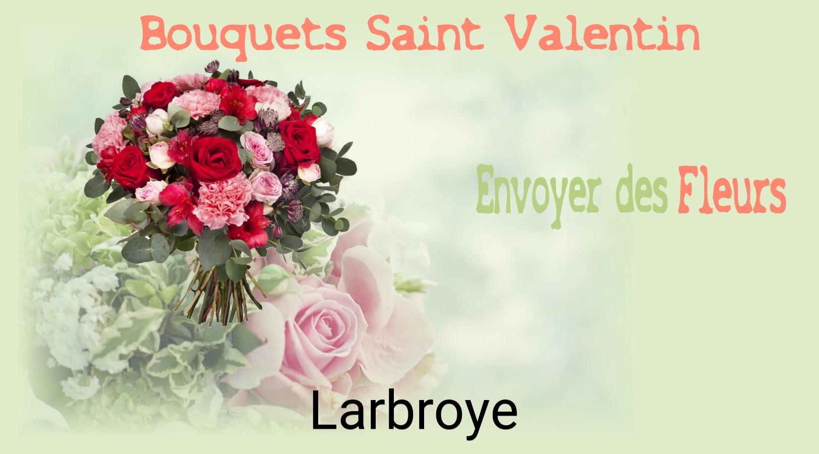 Roses de Saint-Valentin livrées à Larbroye